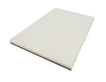 12"X18" Melamine Floor Pad White, 5/CS    